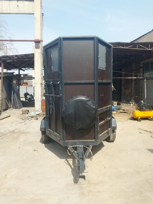 Коневозка двухосный