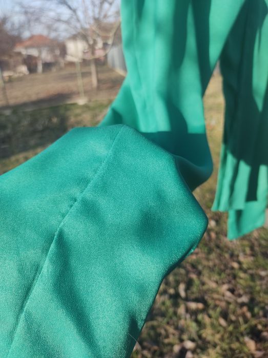 Salopeta strapless Verde eleganta fara bretele dama S Imperial