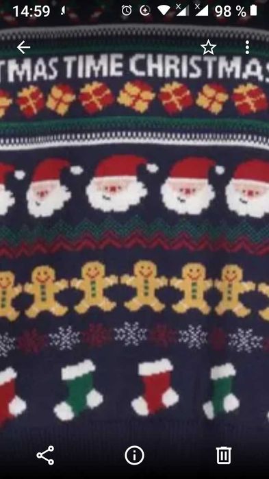 Pulover Craciun  - Livrarea 5 lei - Nou - cu eticheta - ptr.copii