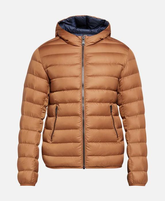 Geaca COLMAR Originals Down hoodie, puf natural, masura 48,ocazie.