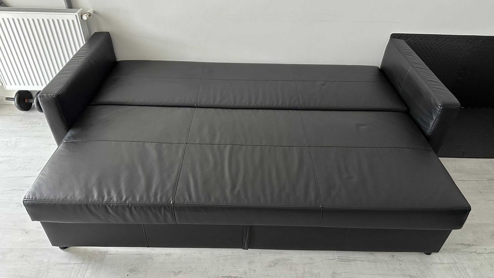 Canapea extensibilă 3locuri, Bomstad negru IKEA FRIHETEN