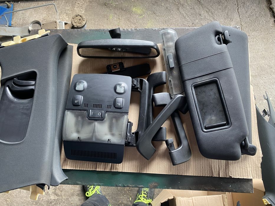Ornamente accesorii tavan negru sline Audi A4 B6 B7 sedan