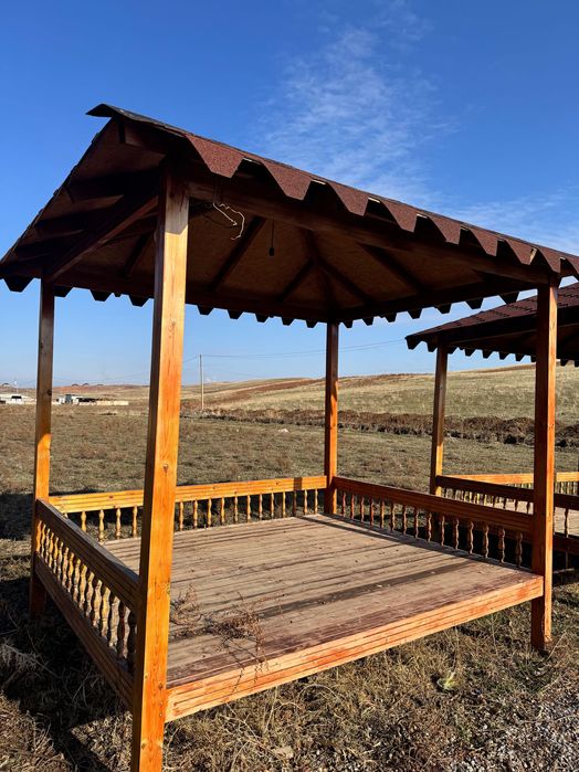 Тапчан полностью из дерева