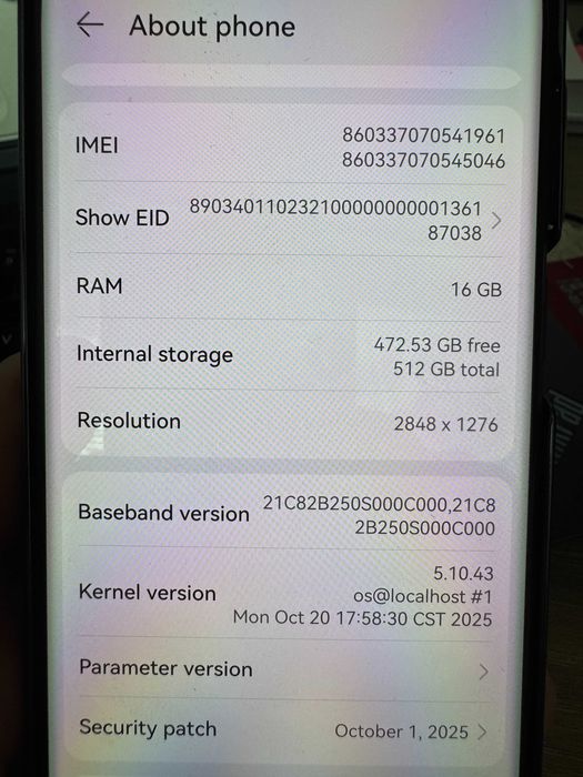 Huawei Pura Ultra 80 - 512 GB / 16 GB RAM