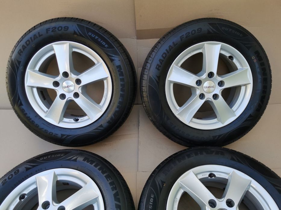 Jante Dezent 5x112 Audi VW Seat Skoda 205/65 R15 anv noi de vara