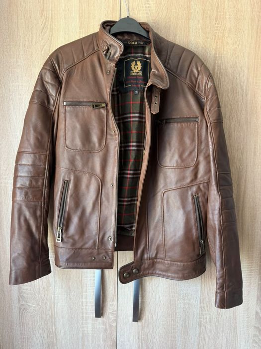 Geacă piele naturală Belstaff Gold Label - Maro | Mărimea 46 (S)
