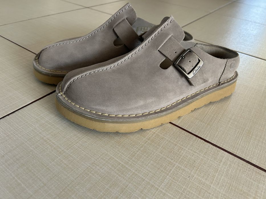 Papuci Clarks nr.42 gri,NOi