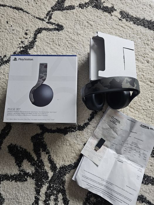 Casti sony Pulse 3D in garantie