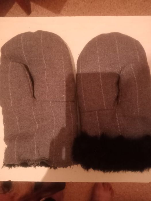 Продам меховые рукавицы