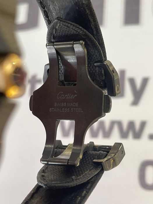 Ceas Cartier Santos 100 XL Gold/Steel Black PVD 2656 -A-