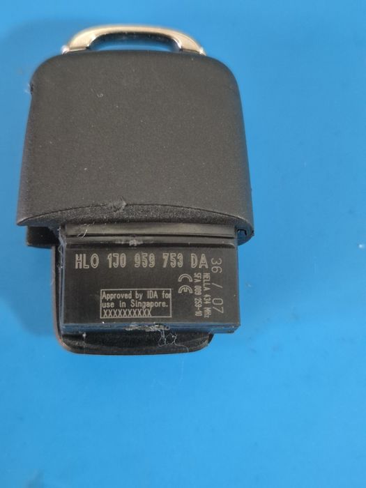 Оригинален ключ vw (2001++)434Mhz Резервен!
