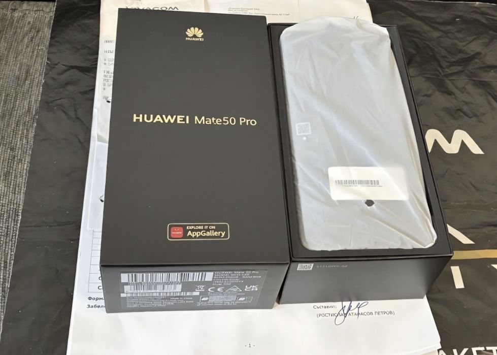 256GB Huawei Mate 50 Pro Vivacom Гаранция 2025г. Silver