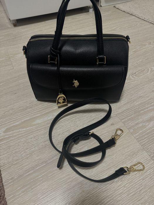 Чанта U.S. Polo Assn. в черно