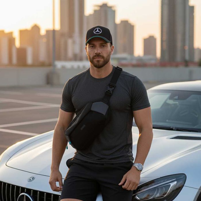 Mercedes-AMG F1 Cross Body Bag - Оригинална мъжка чанта