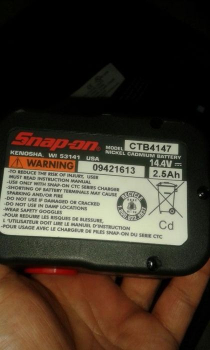 Разпродажба!!!Гайковерт на 3/8"и винтоверт Snap-on CTU4410