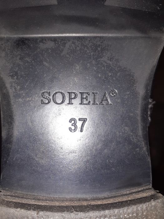Кожаные сапоги SOPEIA