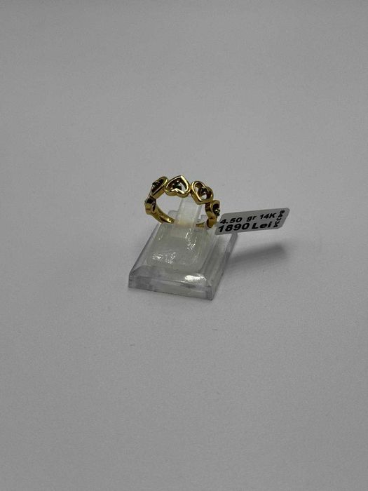 Inel Dama Aur 14K / 4.5 Grame / Factura / Garantie #45762