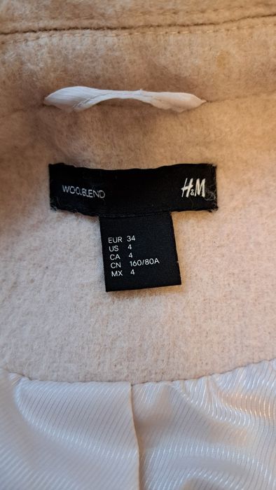 Palton_lână H&M marimea S