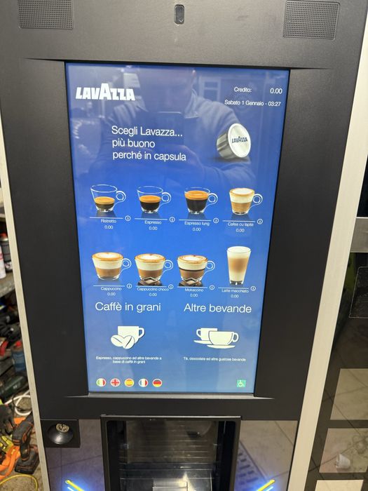 Necta Canto Touch boabe + capsule dual Cup