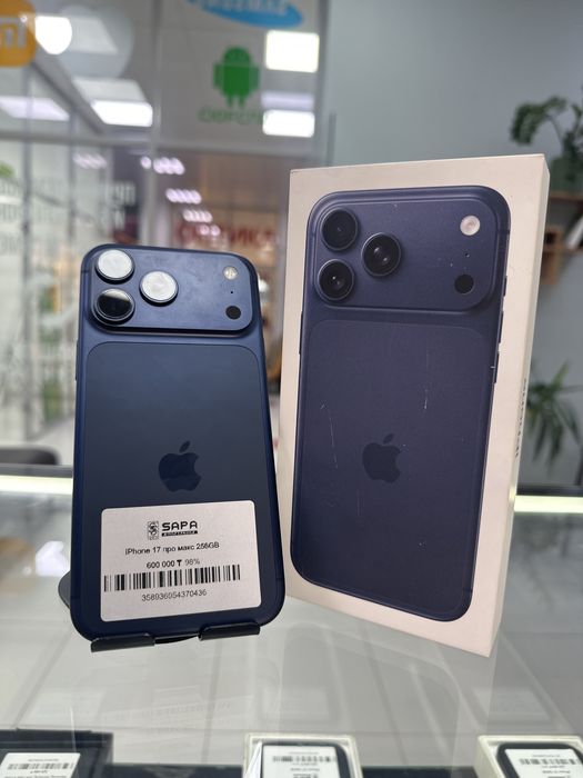iphone айфон 17 про макс 256гб синий