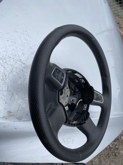 Кожен волан за Ауди А4 /Audi A4/B8/мулти волан /