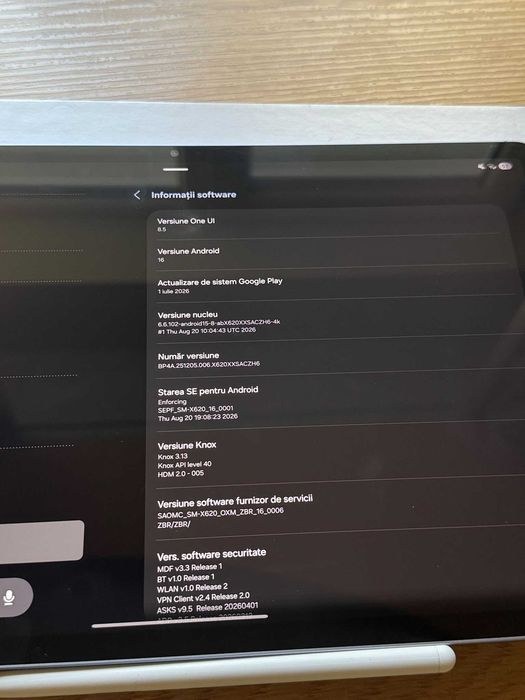 Samsung Galaxy Tab S10FE Plus 13.1'' + S Pen + Cutie, Android 16