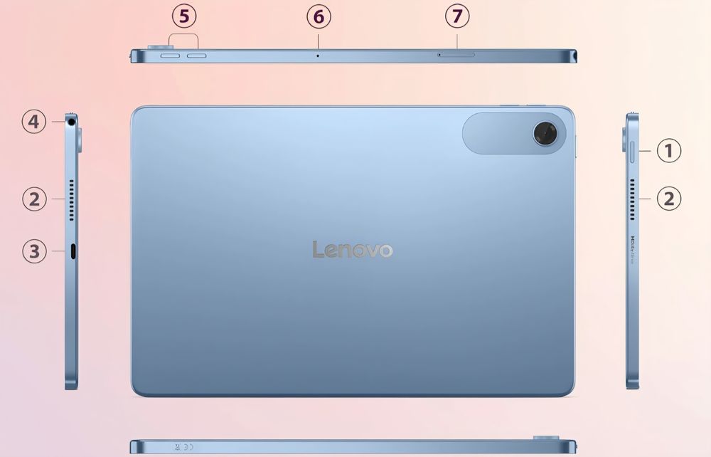 Tableta LENOVO Tab, 10.1", 128GB, 4GB RAM, Wi-Fi, Luna Grey + Clear