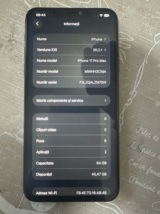iph 11 pro max , 64 g liber reta