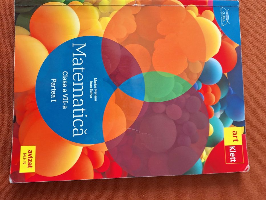 Matematica clasa a VII-a semestrul 1 clubul Matematicienilor, autor Marius Perianu