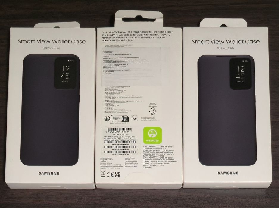 Husa flip activa originala Samsung Smart View Wallet Case S24+ S24Plus