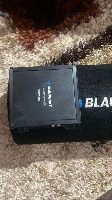 Vand subwoofer auto blaupunkt cu tot cu staie