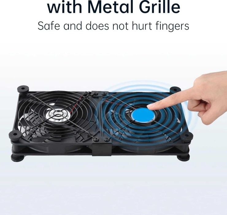 ELUTENG Ventilator dublu USB PC computer,140 mm,12V,1500rpm,port USB