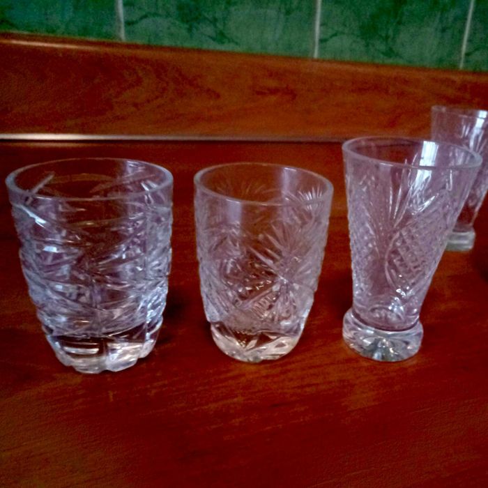 Хрусталь.Фужеры, Стопочки разные.