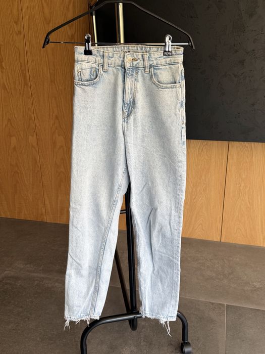 Светлосини дънки Zara – High Waist
