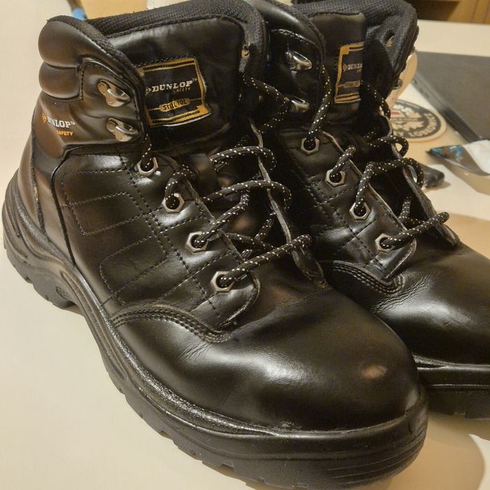 Dunlop Dakota Safety Boots, работни обувки със стоманено бомбе
