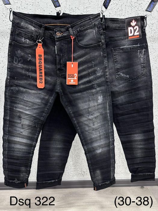 Blugi/Jeans Barbati Dsquared Negru! (Dsq322)