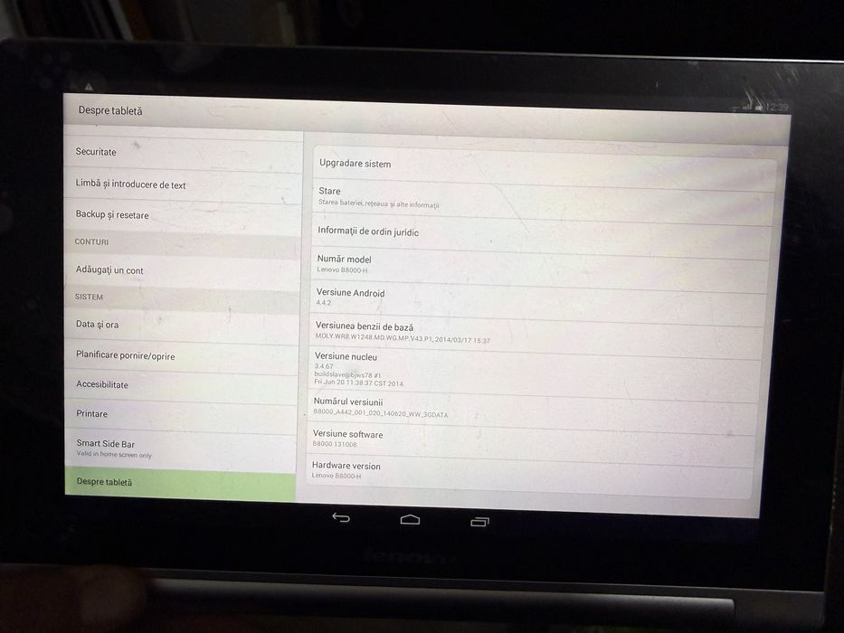 Tableta lenovo sim si wifi perfecta stare