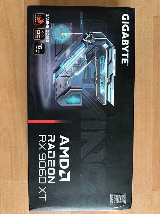 Видеокарта Gigabyte AMD Radeon RX 9060 XT Gaming OC 16 GB 3x fan