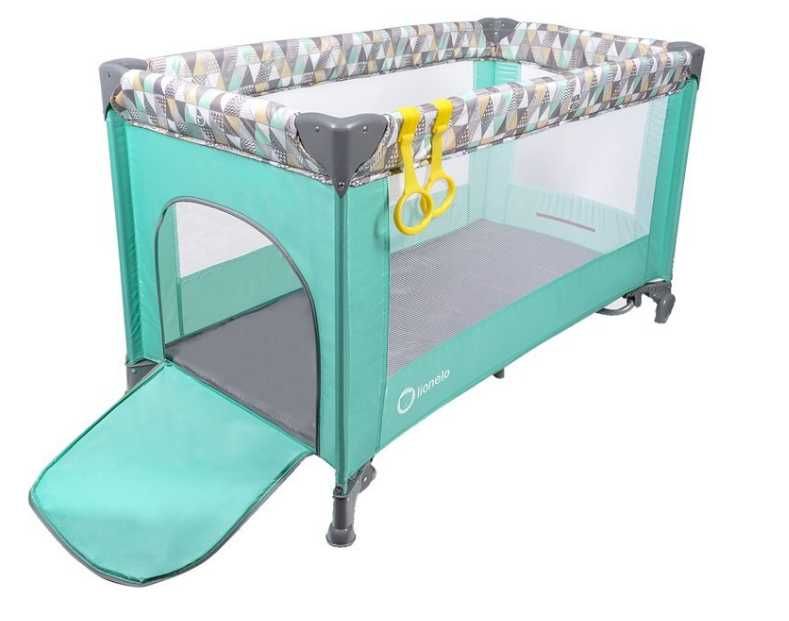 Vand patut pliant Lionelo Suzie + satea pliabila Air Confort Bamboo