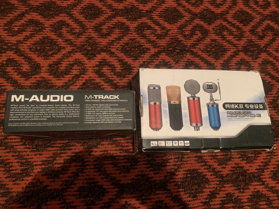 M-Audio M-Track,Condenser Microphone...