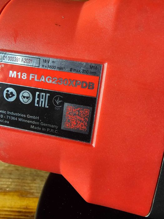 Flex Milwaukee M18 230 MM