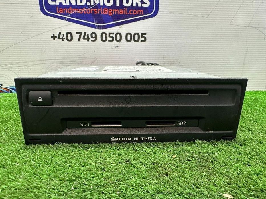 Sistem audio mib _ std radio cd multimedia bluetooth skoda octavia 3 cod: 5e0035874a