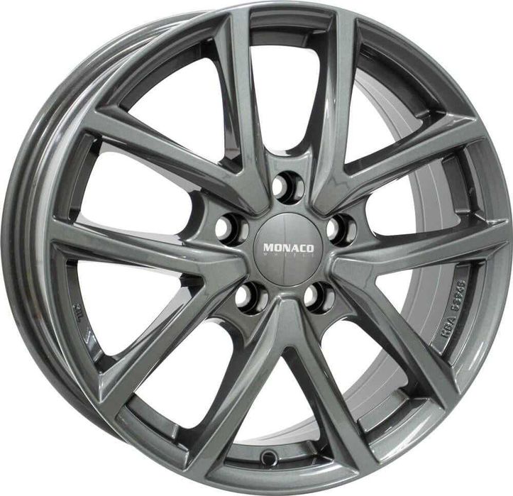 НОВИ Джанти Monaco CL2 J 7x 17 цола 5x114.30 ET40 Централен отвор 66.10мм / Цвят: Тъмно сиво