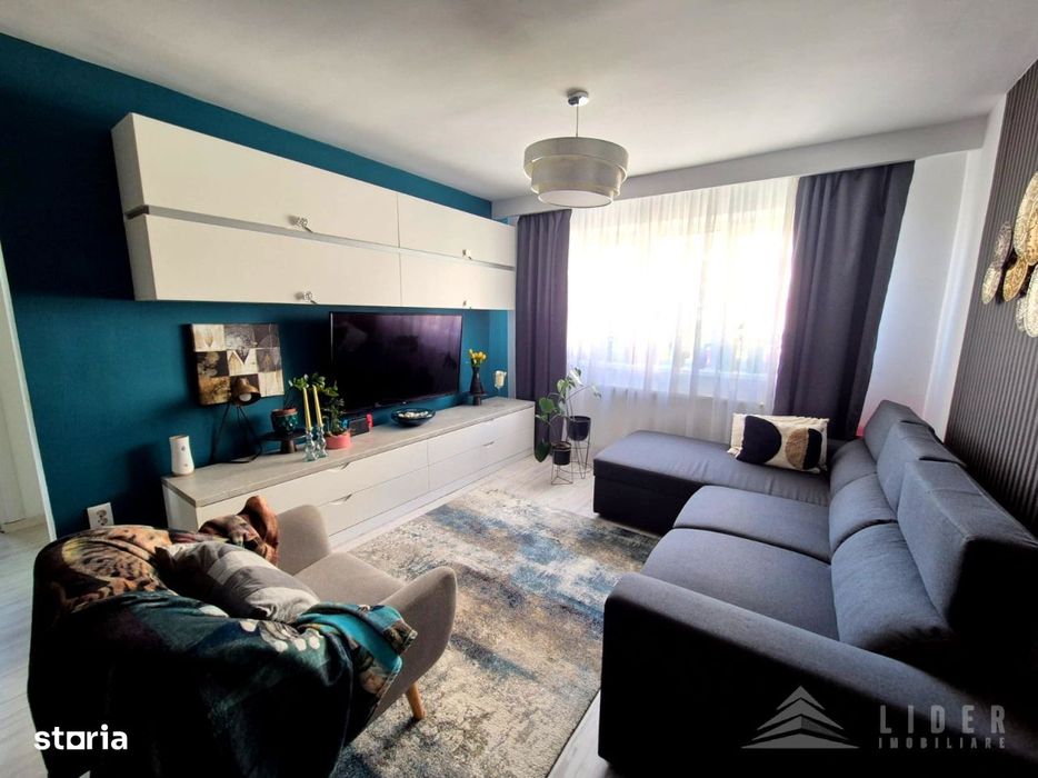 Apartament cu 3 camere si doua dormitoare, 67 mp, etaj intermediar –