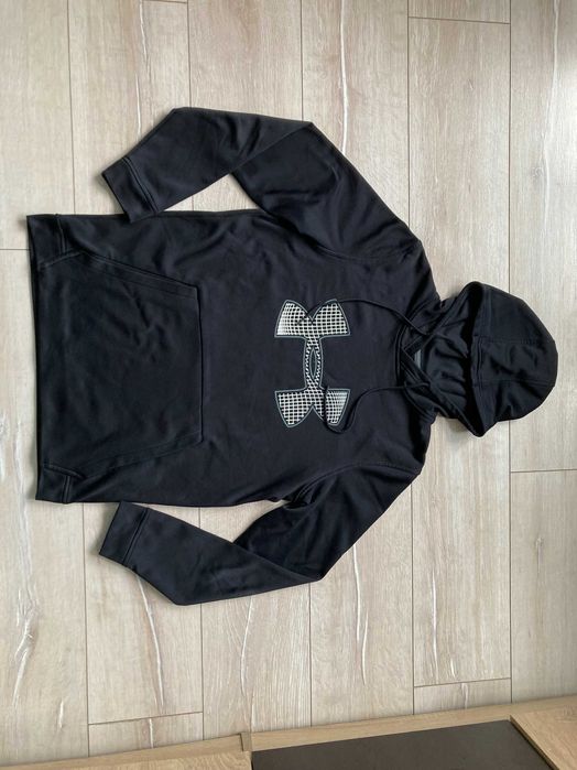 Under Armour fleece Coldgear Loose мъжки черен суитчър суичър S M