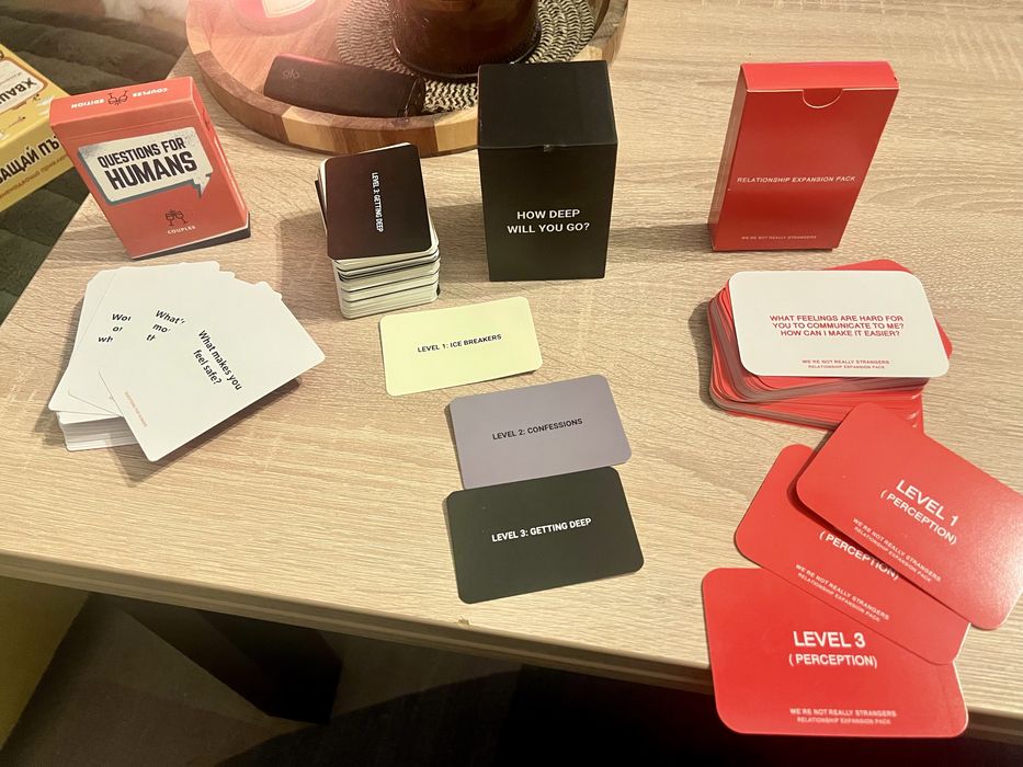 Настолни игри на английски и български