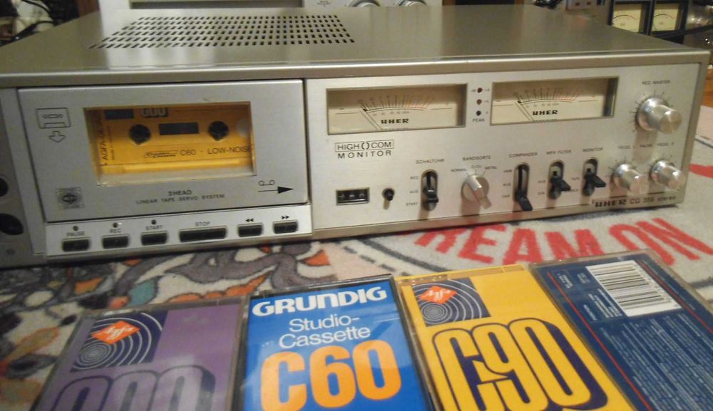 3-Head CG-356 UHER ferrite head 3-Motor High-Com Compander