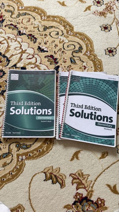 Oxford Solutions Elementary 3rd Edition Student’s Book + Workbook