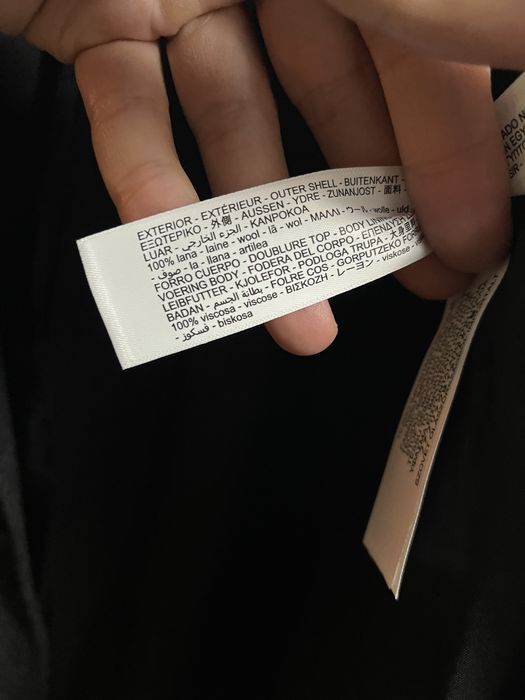 palton gri Massimo Dutti