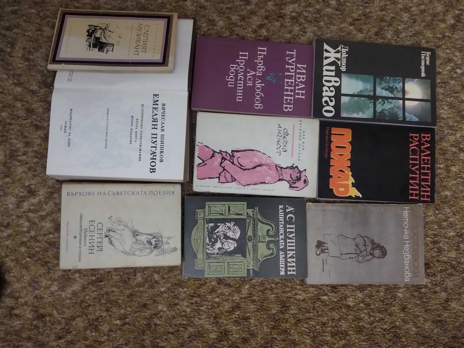 Худ. литература; Световна, руска и българска